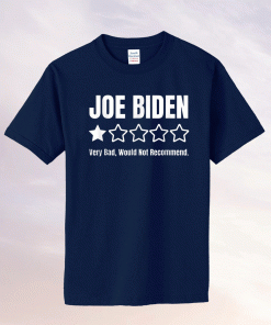 Funny Republicans Voter Anti Joe Biden One Star Rating 2021 Shirts