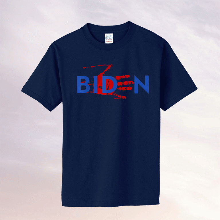 Impeach Biden Bloody Skeleton Hand Halloween Funny Shirts