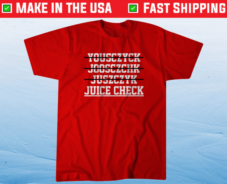 Kyle Juszczyk Juice Check 2021 TShirt