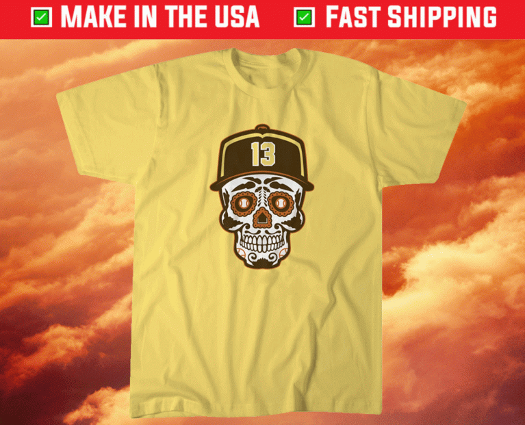 Manny Machado Sugar Skull San Diego 2021 TShirt