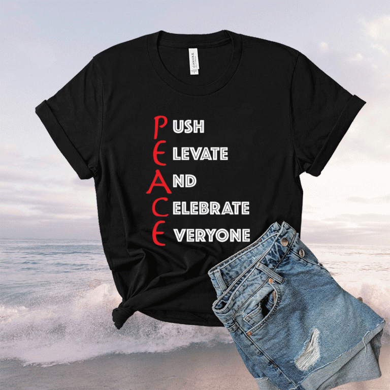 Push elevate and celebrate everyone 2021 tshirt