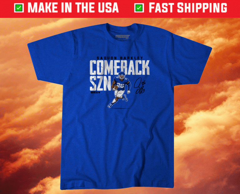 Saquon Barkley Comeback SZN 2021 TShirt