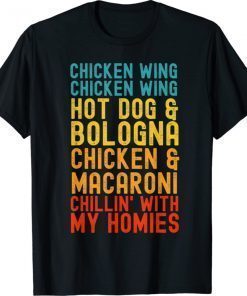 Chicken Wing Chicken Wing Hot Dog and Bologna Vintage TShirt