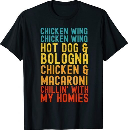 Chicken Wing Chicken Wing Hot Dog and Bologna Vintage TShirt