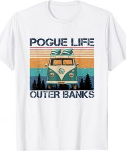 Pogue Life Outer Banks Retro Vintage Retro Surf Van Vintage Shirts