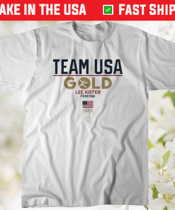 Team USA Gold Lee Kiefer 2021 TShirt