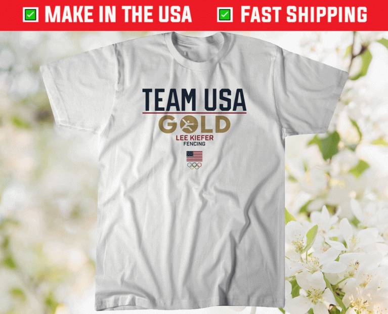 Team USA Gold Lee Kiefer 2021 TShirt