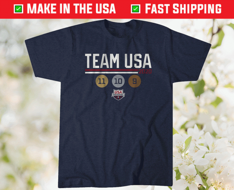 Team USA Swimming Medal Count Tee Shirt