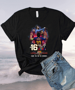 Thank You For The Memories Messi 2021 Tee ShirtThank You For The Memories Messi 2021 Tee Shirt