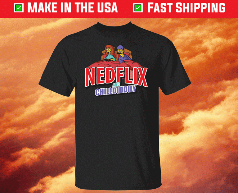 The Simpsons Nedflix and Chilldiddly 2021 TShirt