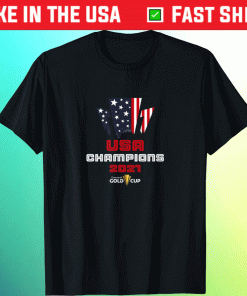 Flag USA Champions Gold Cup Concacaf 2021 T-Shirt