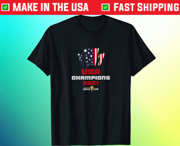 Flag USA Champions Gold Cup Concacaf 2021 T-Shirt