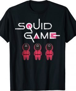 Chibi Squid Korean Game Tee Drama K-Drama Horror Movies Unisex T-Shirt