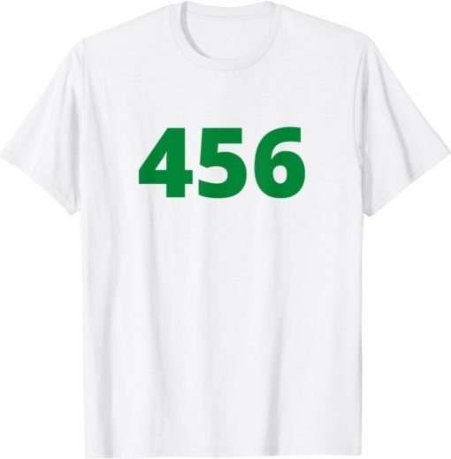 Funny Korean Squid Game 456 Halloween Costume TShirt