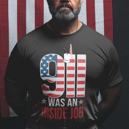 US Flag 9/11 Was An Inside Job TShirt