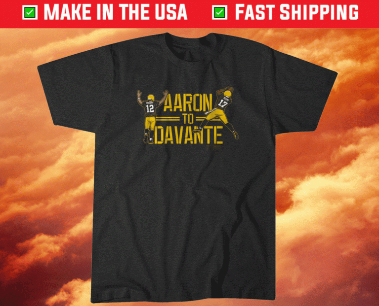 Aaron Rodgers to Davante Adams 2021 TShirt