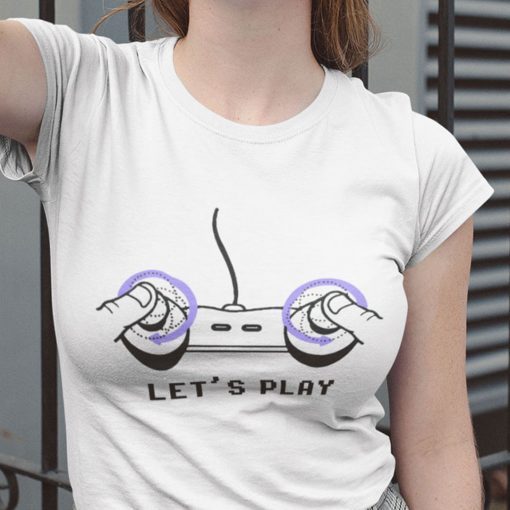 Boob Controller Let’s Play Game Controller Dirty Mind 2021 TShirt