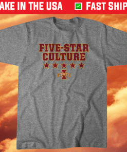 Five-Star Culture Iowa State 2021 Shirts
