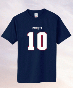 Official Patriots Jones Macs 10 TShirt
