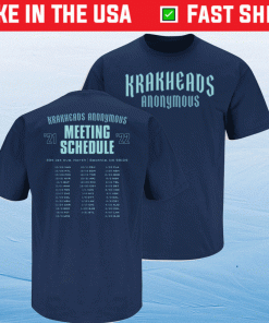 Krakheads Anonymous Seattle Hockey 2021 Shirts