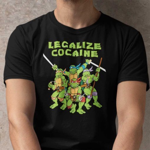 Legalize Cocaine Ninja Turtles 2021 TShirt