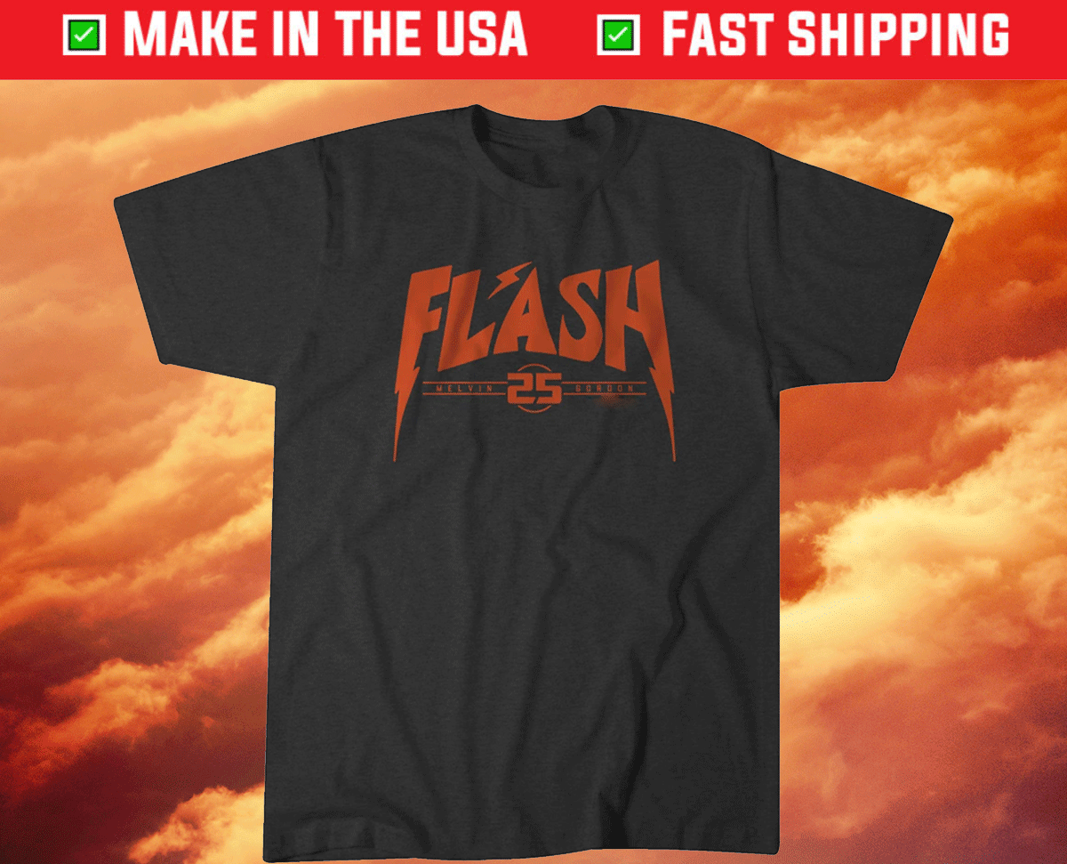 Melvin Gordon Flash 2021 TShirt Melvin Gordon Flash 2021 TShirt