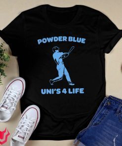POWDER BLUE UNI’S 4 LIFE UNISEX TSHIRT