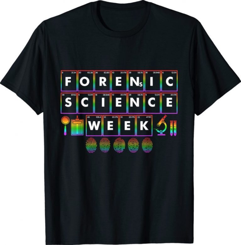 Celebration Of National Forensic Science Week 2021 TShirt