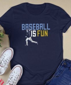 BRETT PHILLIPS BASEBALL IS FUN 2021 TSHIRT