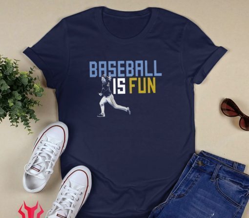 BRETT PHILLIPS BASEBALL IS FUN 2021 TSHIRT