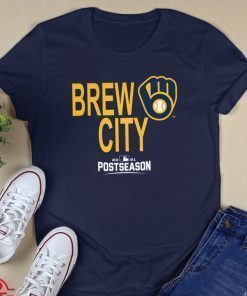 2021 Milwaukee Brewers Brew City Postseason TShirt