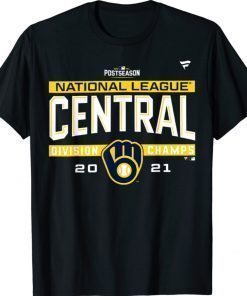 Brewers NL Central Champions 2021 TShirt