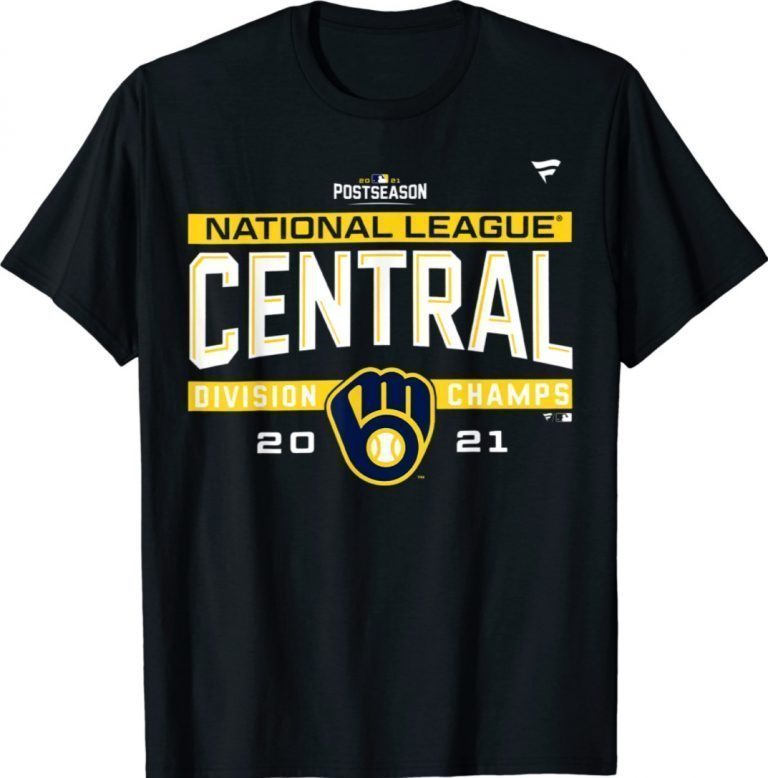 Brewers NL Central Champions 2021 TShirt