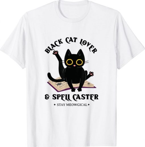 Black Cat Lover Spell Caster for Halloween Unisex TShirt