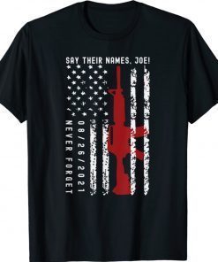 Say Their Names Joe Names Of Fallen Soldiers 13 Heroes Patriot Day 2012 Shirts