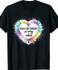 Cancer Sucks In Every Colour Unisex TShirt