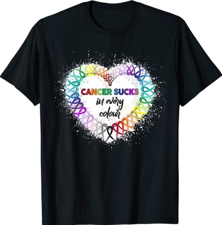 Cancer Sucks In Every Colour Unisex TShirt