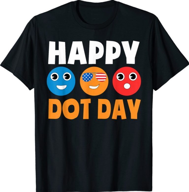 Happy International Dot Day Cute Colorful Dots 2021 Shirts