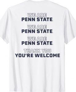 Penn State Nittany Lions White Out 2021 TShirt