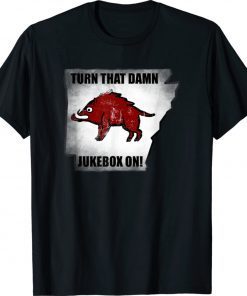 Turn that Damn Jukebox On Distressed TShirt