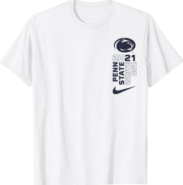 Penn State Nittany Lions White Out 2021 TShirt