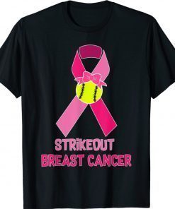 Strike Out Breast Cancer Awareness Softball Ball Fighters 2021 TShirt