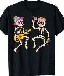 Dia De Los Muertos Skeleton Dancing Skull Day Of The Dead 2021 TShirt
