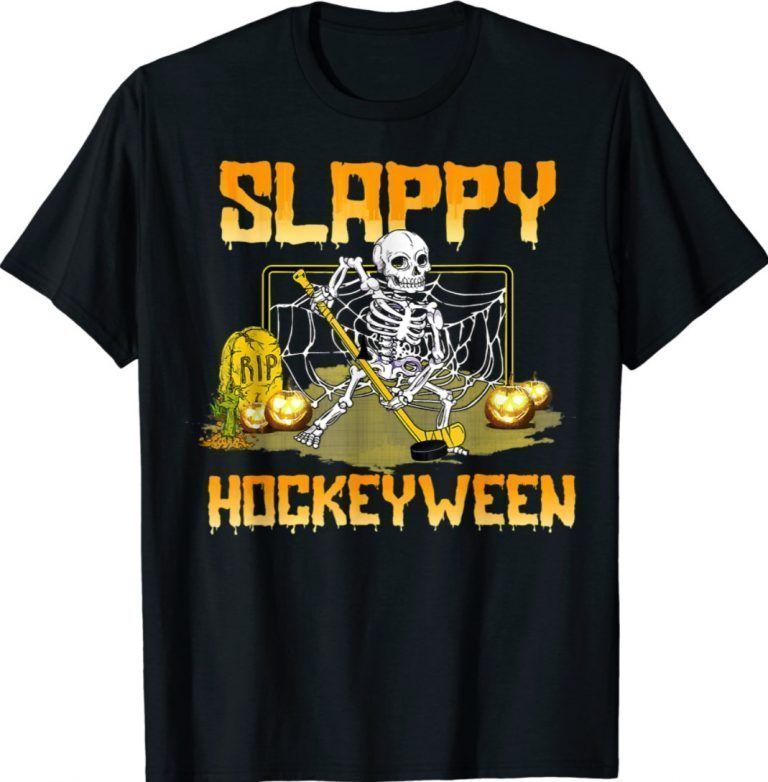 Hockey Slappy Hockeyween Skeleton Halloween Costume 2021 Shirts