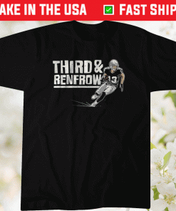 Third and Hunter Renfrow 2021 TShirt