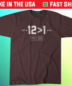 12 >1 College Station TX Football Tee Shirt