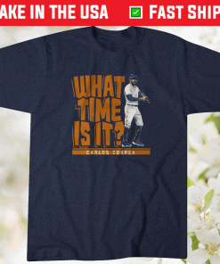 Carlos Correa What Time Is It HOU Unisex TShirt