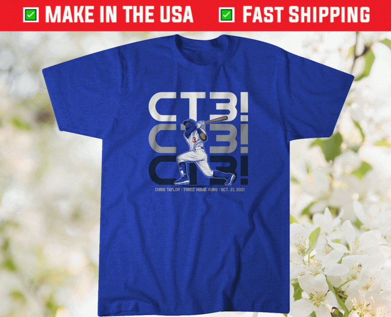 Chris Taylor CT3 Three Homer Game LA 2021 TShirt