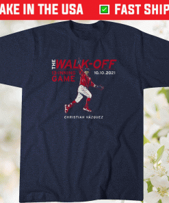 Christian Vazquez The Walk-Off 2021 TShirt