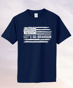 Let's Go Brandon Impeach Biden Flag Unisex TShirt